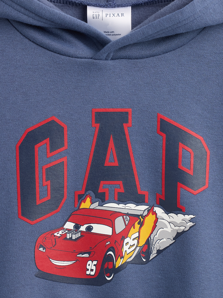 Image 2 of 3, babyGap × Disney Cars Relaxed Logo Hoodie
