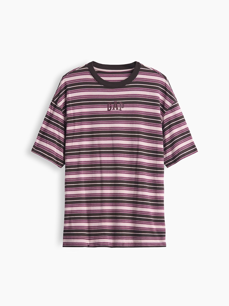 Image 5 of 5, Organic Cotton VintageSoft Oversized Logo T-Shirt