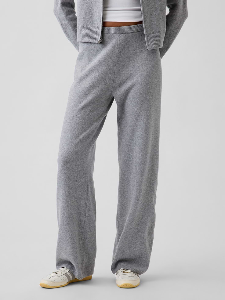 Image 2 de 6, Pantalon ample Effet cachemire