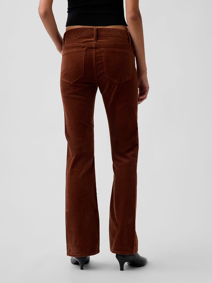 Image 4 of 6, Low Rise Corduroy Long & Lean Pants