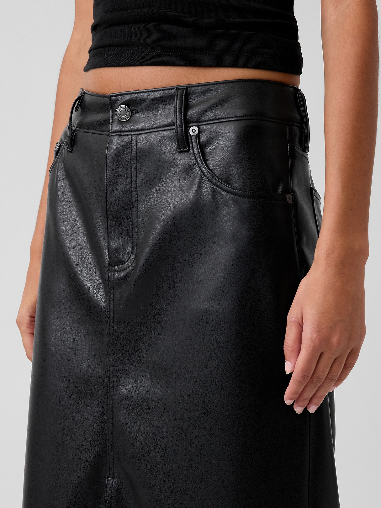 Vegan Leather Pencil Skirt | Gap