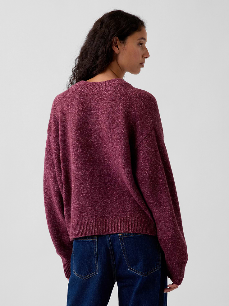 Image number 3 showing, CashSoft Oversized Chunky Cardigan