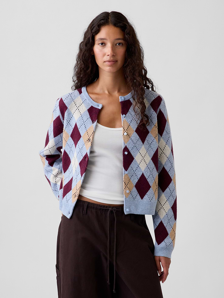 Image number 1 showing, CashSoft Crop Cardigan