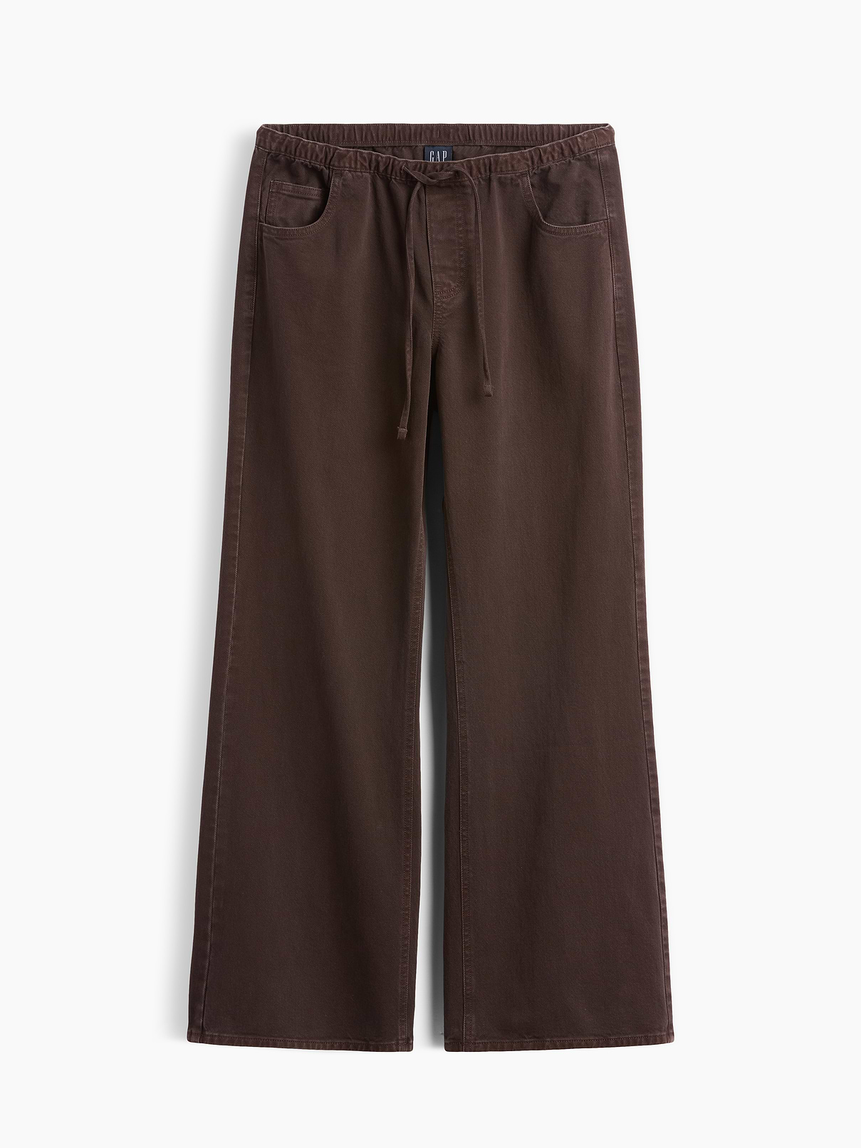 Image 6 of 6, Low Rise Easy Baggy Flare Pants