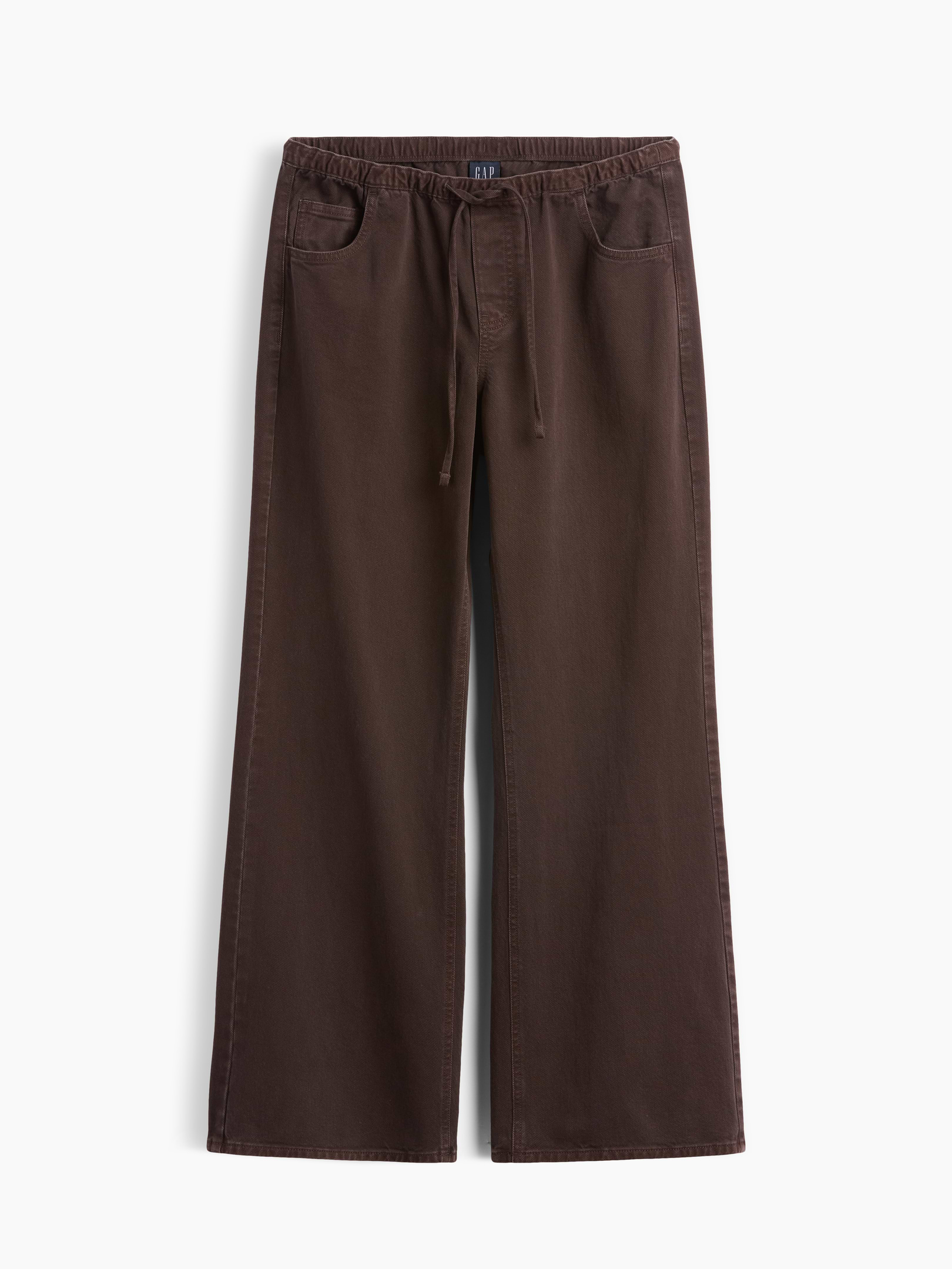 Image 6 of 6, Low Rise Easy Baggy Flare Pants