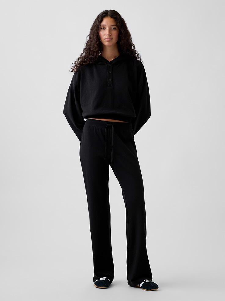 Image number 1 showing, VintageSoft Terry Flare Sweatpants