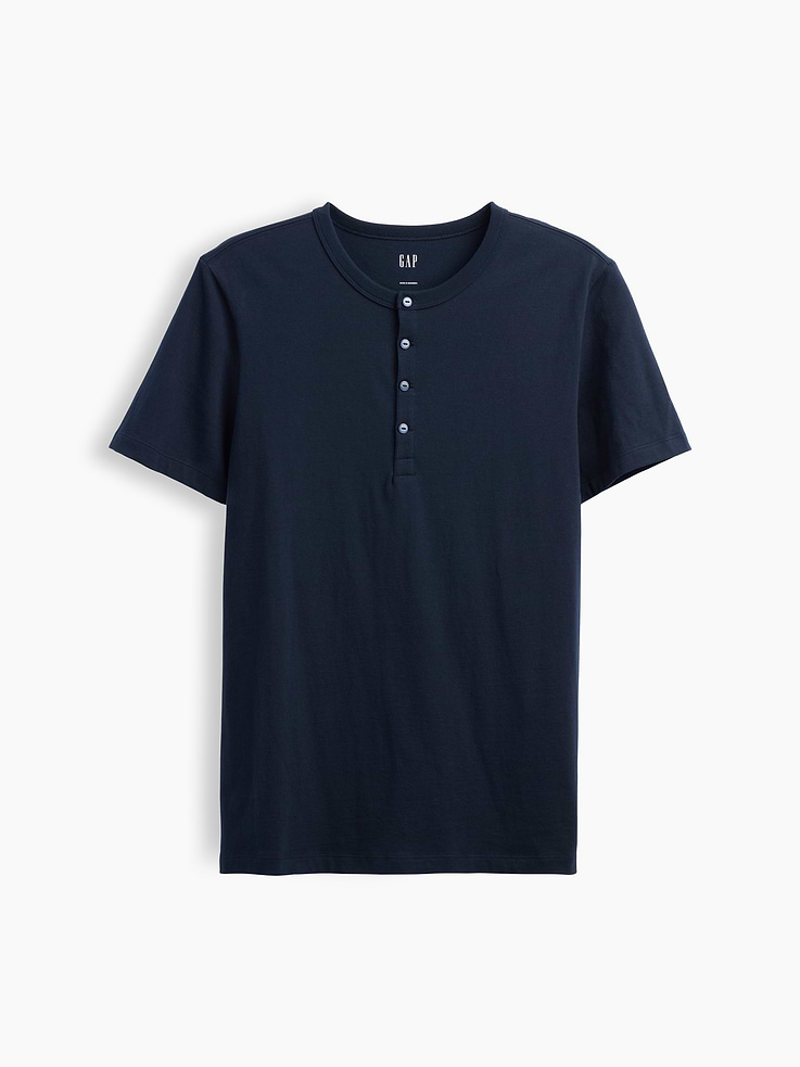 Image 5 of 5, Henley T-Shirt