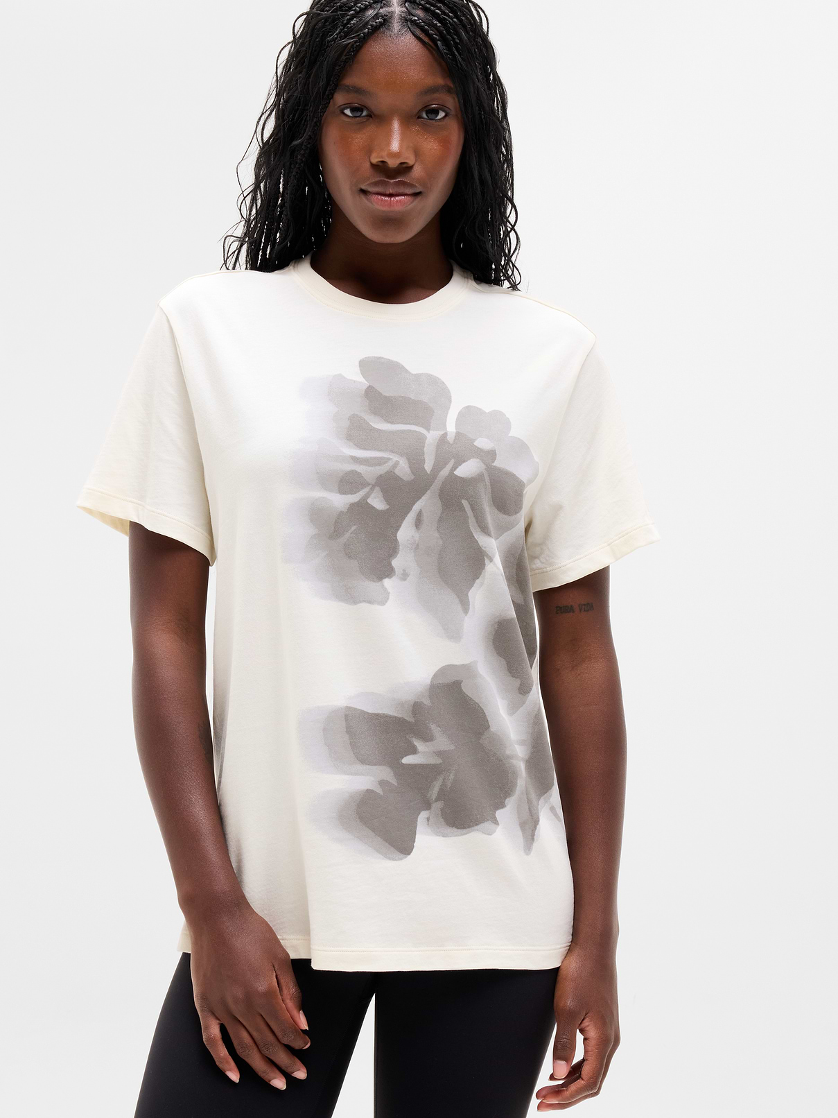 Image number 1 showing, Favorite Cotton Relaxed Graphic Tee