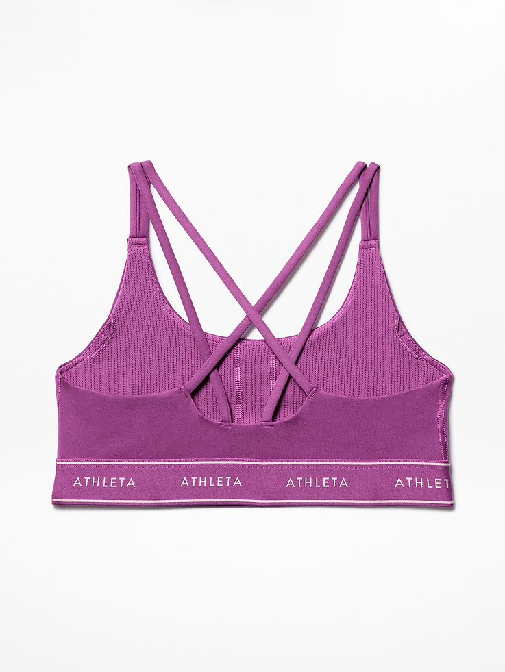 Image number 4 showing, Athleta Girl High Speed Logo Bra