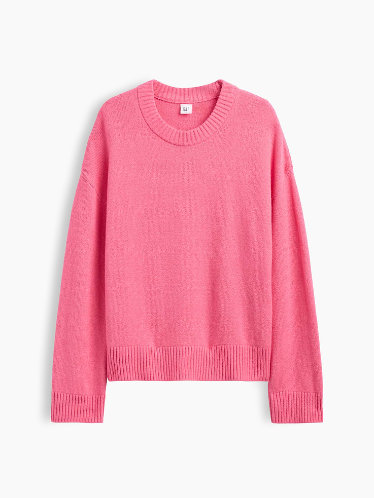 Image 5 of 5, Cashsoft Relaxed Crewneck Sweater