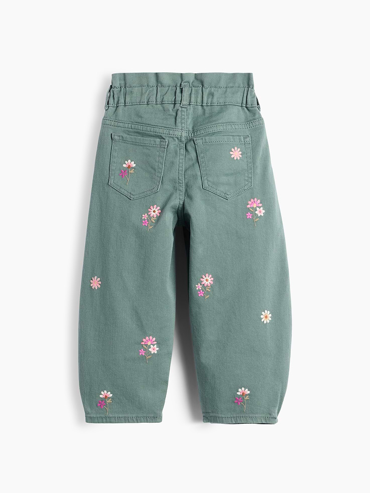 Image 3 of 3, Baby & Toddler Embroidered Horseshoe Jeans