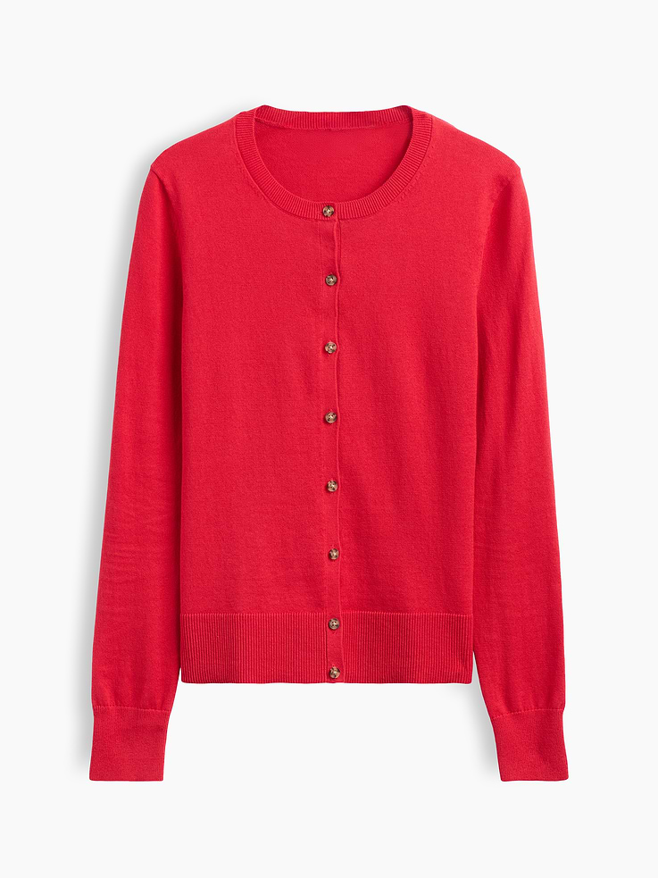 Image 5 of 5, Crewneck Cardigan