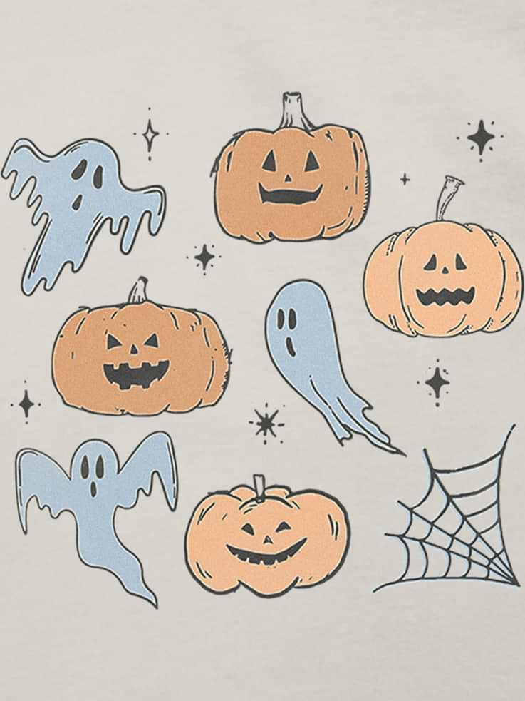 Image number 3 showing, Toddler Ghosts and Pumpkins Graphic T-Shirt