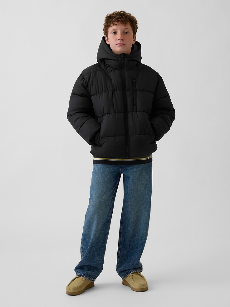 Image number 3 showing, Kids Recycled Heavyweight Puffer Jacket