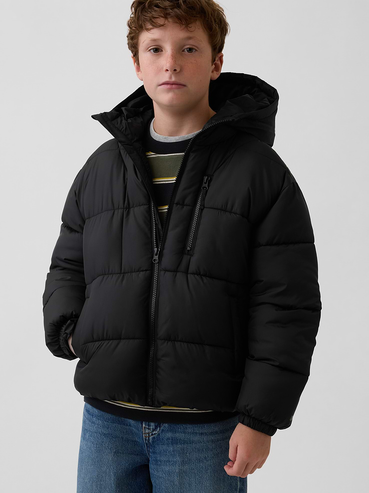 Image number 1 showing, Kids Recycled Heavyweight Puffer Jacket