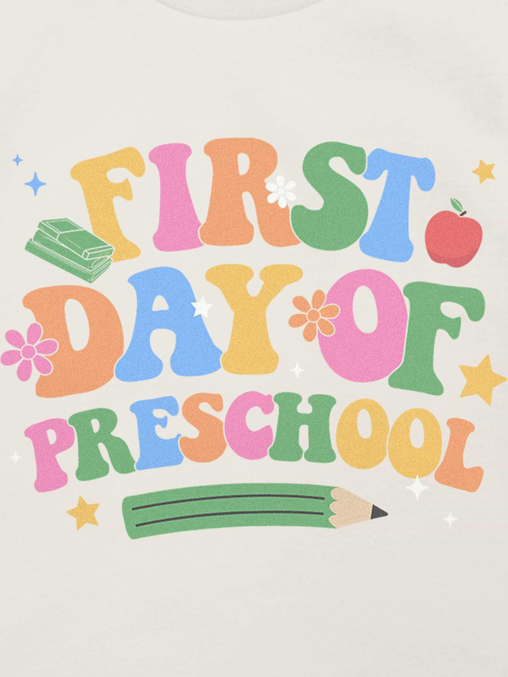 Image number 3 showing, Toddler First Day Preschool Graphic T-Shirt
