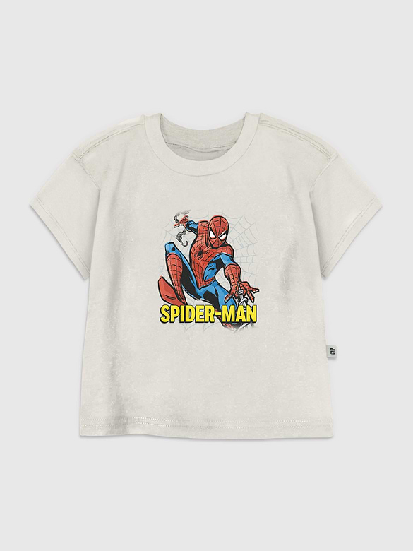Toddler Spiderman Swinging Vintage Graphic T-Shirt