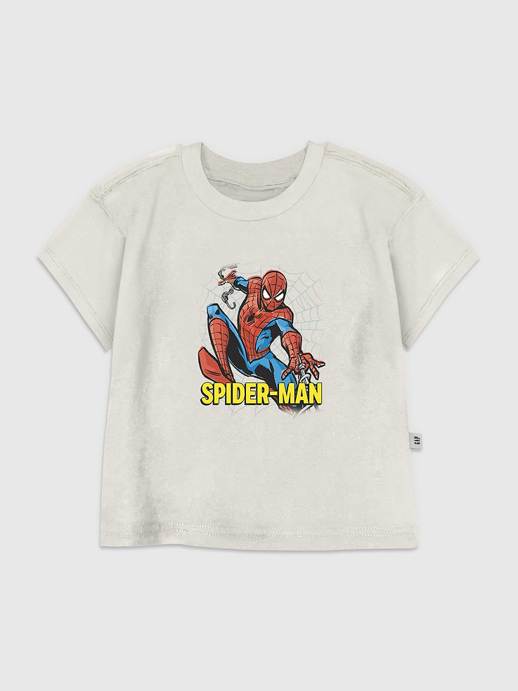 Image number 1 showing, Toddler Spiderman Swinging Vintage Graphic T-Shirt