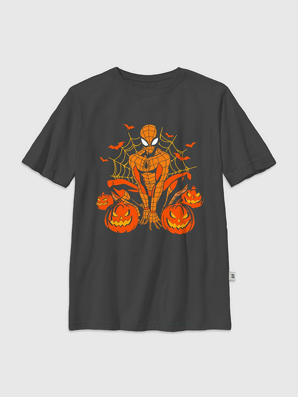Kids Spiderman Halloween Graphic T-Shirt