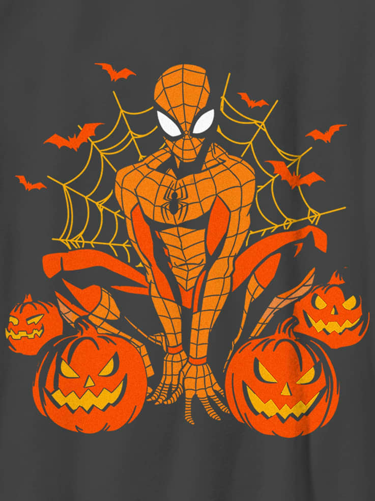 Image number 3 showing, Kids Spiderman Halloween Graphic T-Shirt