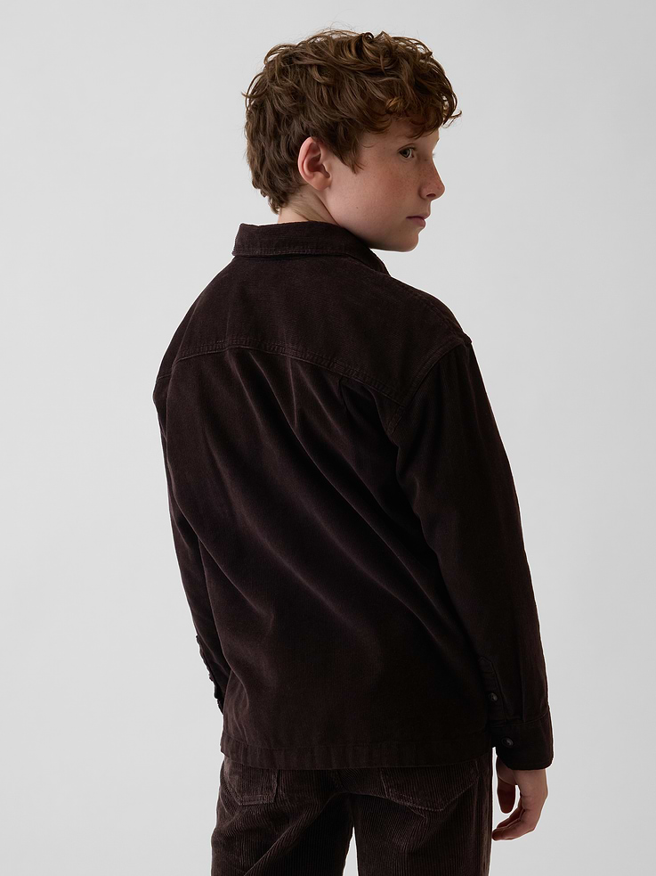 Image number 3 showing, Kids Corduroy Utility Shirt