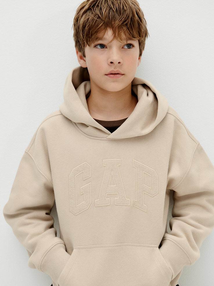 Image 7 of 7, Kids VintageSoft Relaxed Logo Hoodie