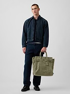 Image number 9 showing, Large Canvas Five Pocket Tote