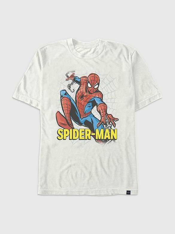 Spiderman Swinging Vintage Graphic T-Shirt