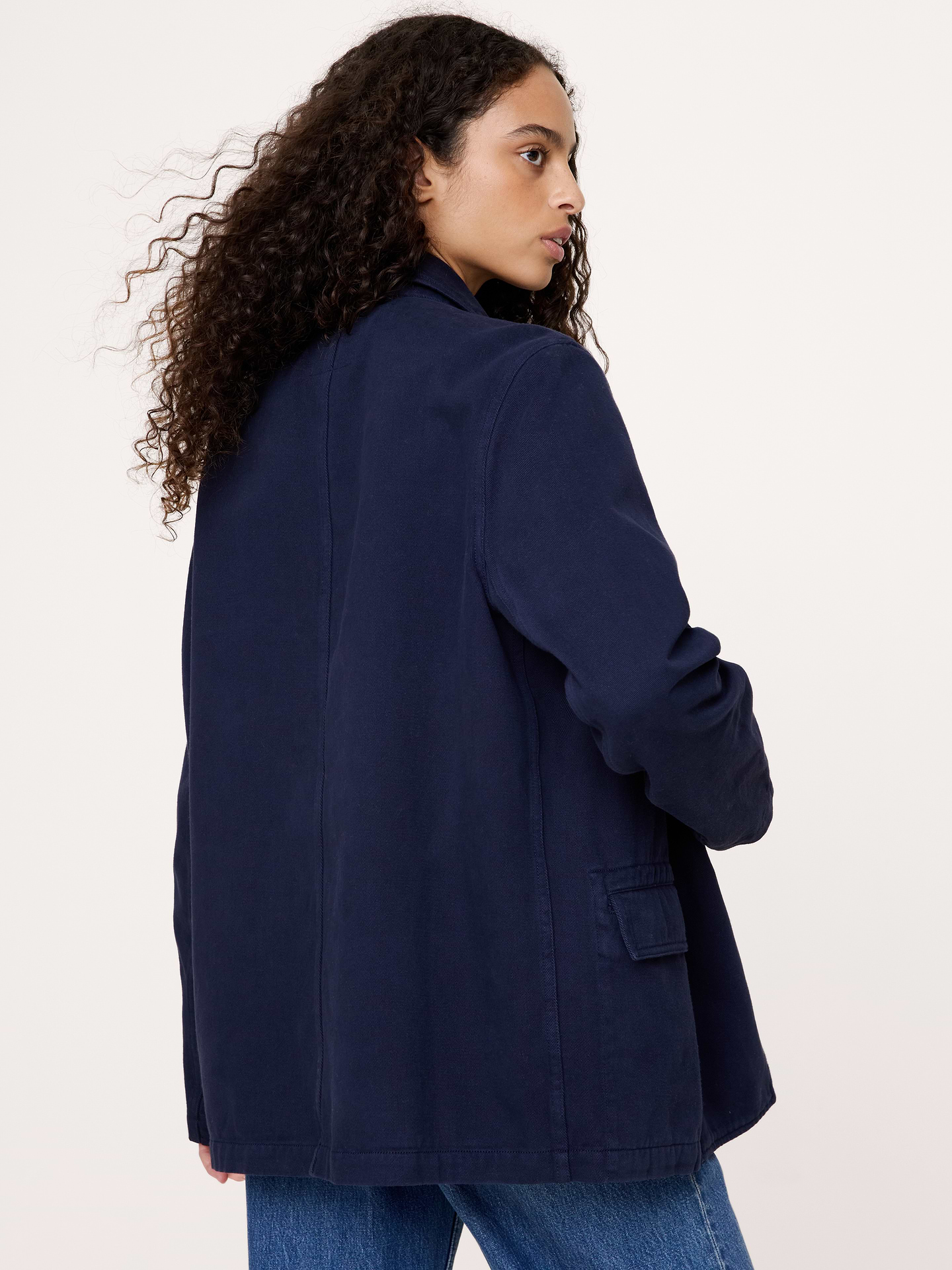 Image number 3 showing, Cotton-Linen Utility Blazer