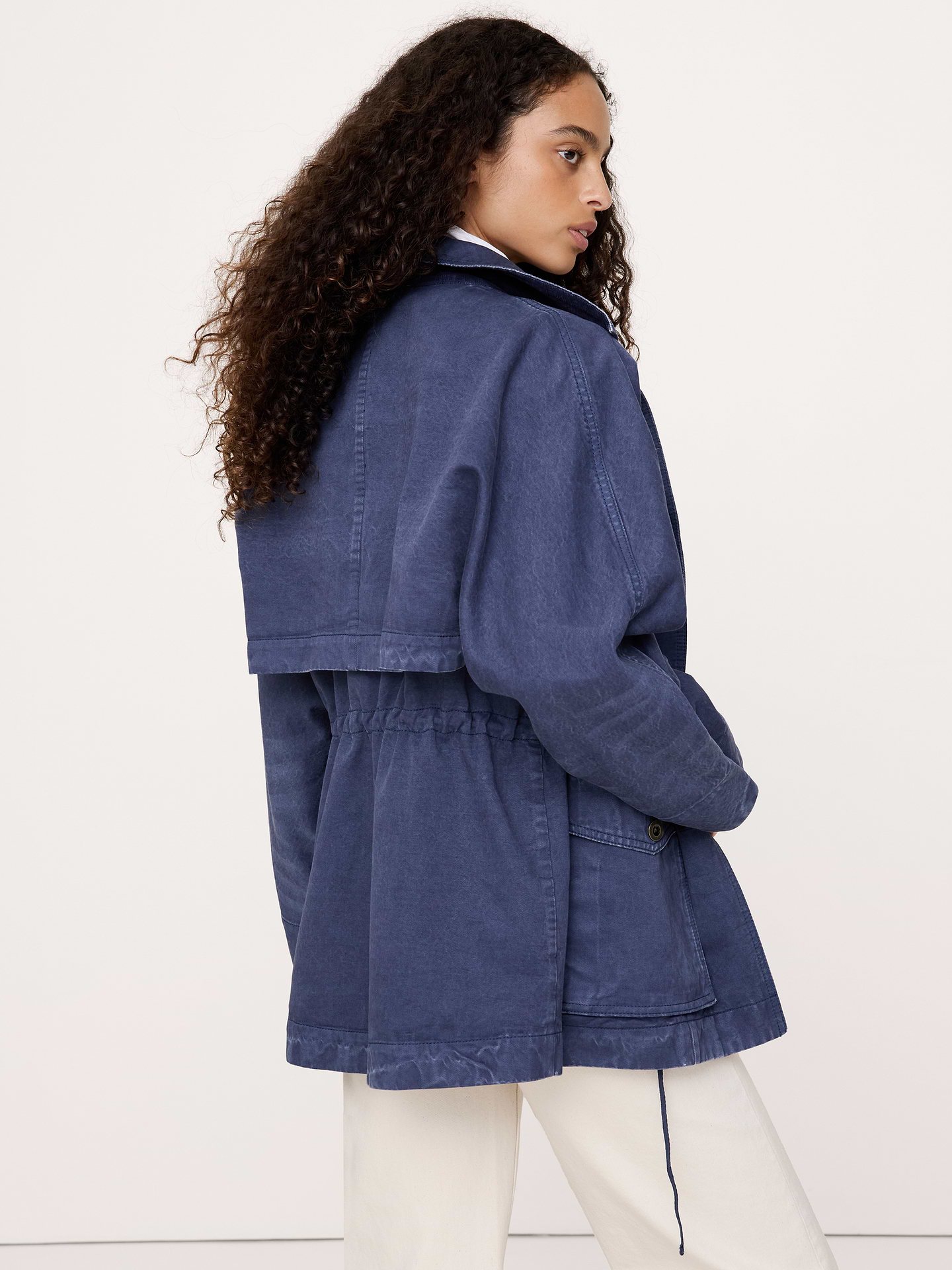 Image number 3 showing, Cinched-Waist Utility Jacket