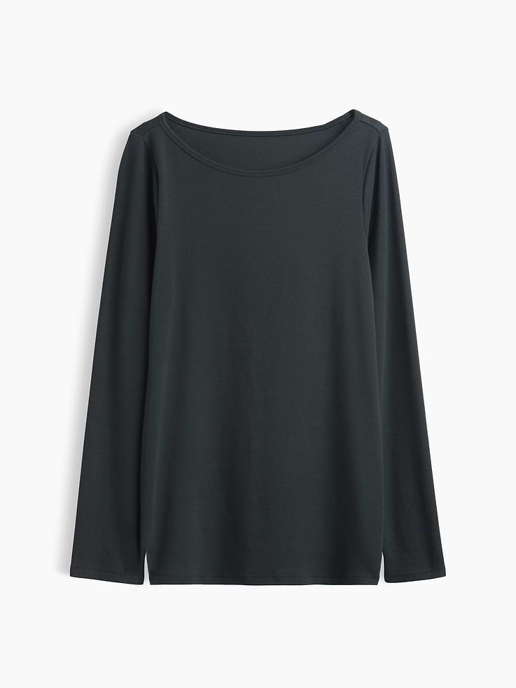 Image number 5 showing, Maternity Modern Boatneck T-Shirt
