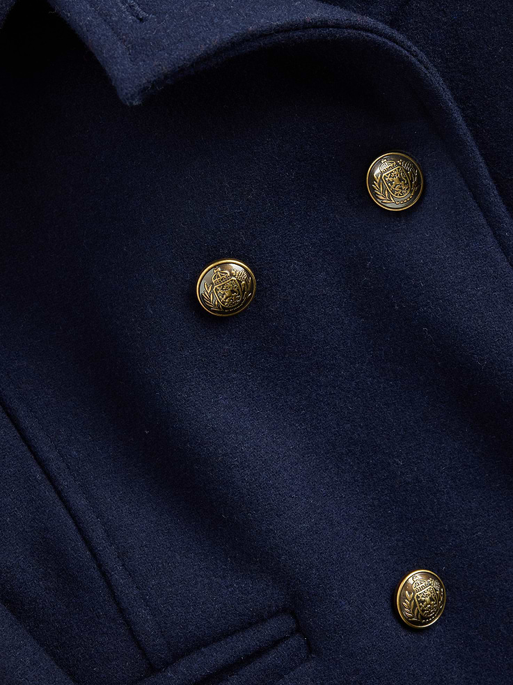 Image number 5 showing, Kids Wool-Blend Peacoat