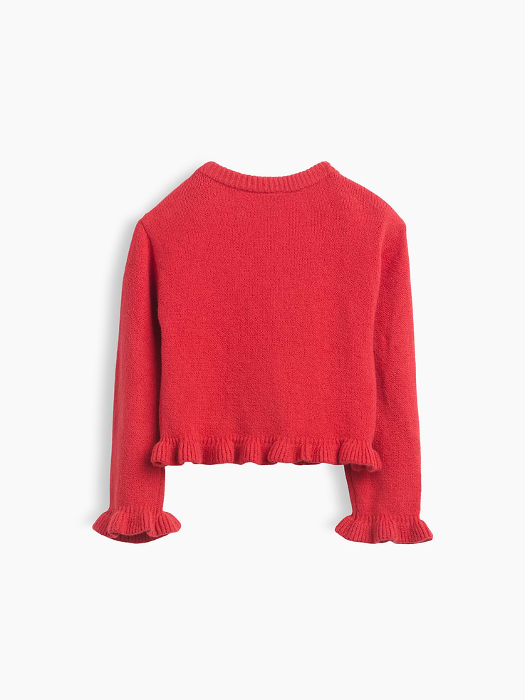 Image number 3 showing, Baby & Toddler CashSoft Ruffle Cardigan Sweater