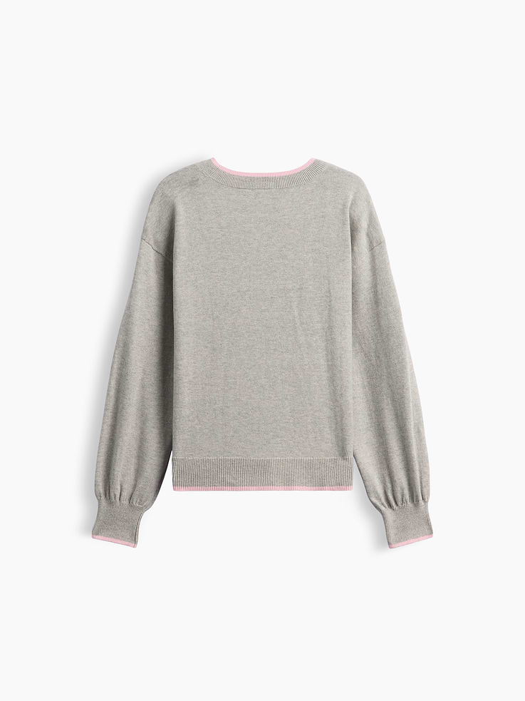 Image 4 of 4, Kids Relaxed Intarsia Sweater