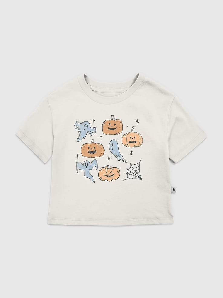 Image number 1 showing, Toddler Ghosts and Pumpkins Graphic T-Shirt