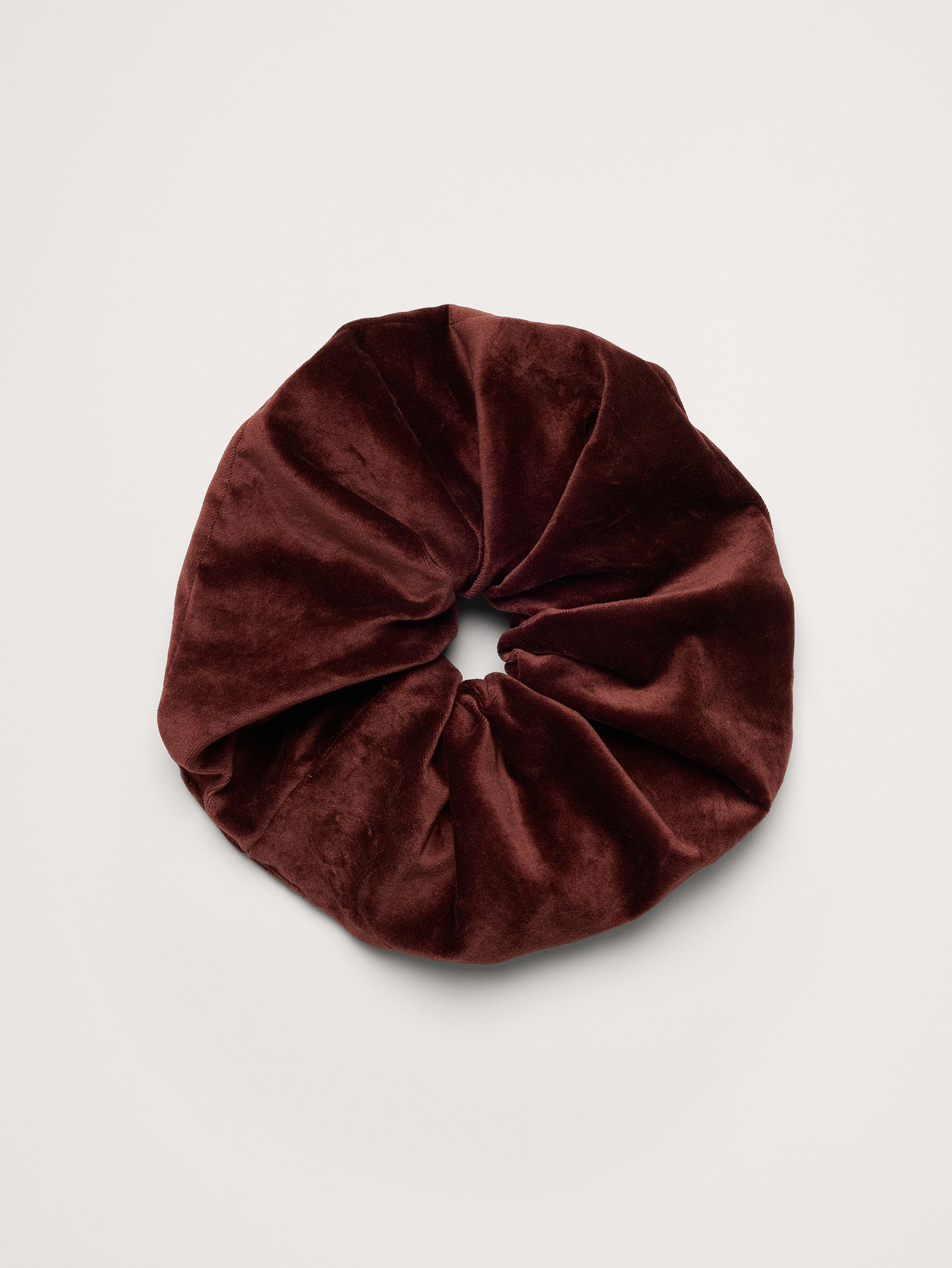 Image 1 of 2, Things we love about this cute hair scrunchie: the burnout velvet, the oversized silhouette, and the '90s vibe. Plus, it's super stretchy and t-shirt soft., Oversized Fit: Extra room for your favorite styles., Product #1182244