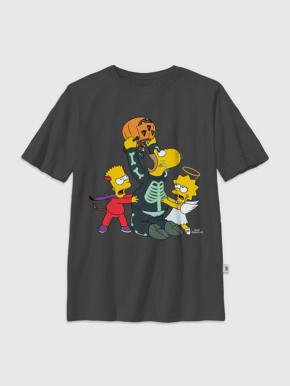 Kids The Simpsons Halloween Graphic T-Shirt