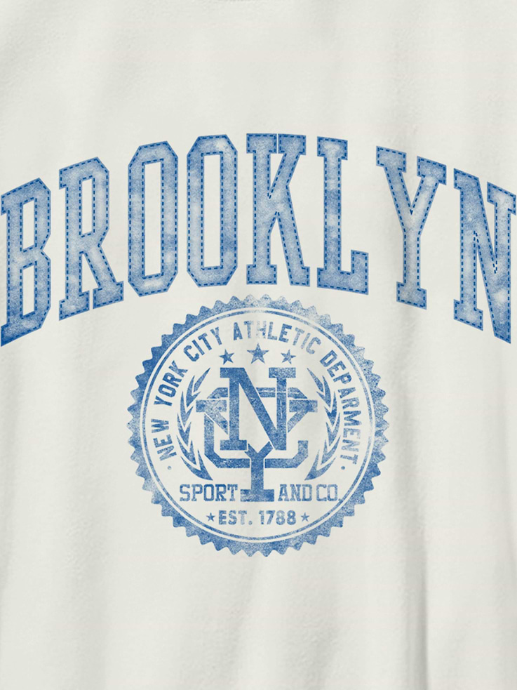 Image number 3 showing, Kids Brooklyn Athletic Club Oversized Graphic T-Shirt