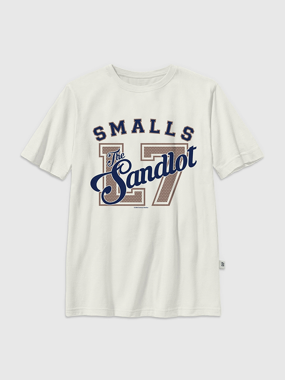 Kids The Sandlot Smalls Jersey Oversized Graphic T-Shirt