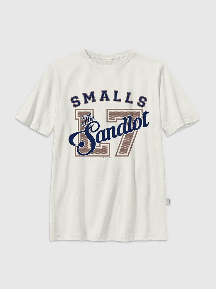 Image number 1 showing, Kids The Sandlot Smalls Jersey Oversized Graphic T-Shirt