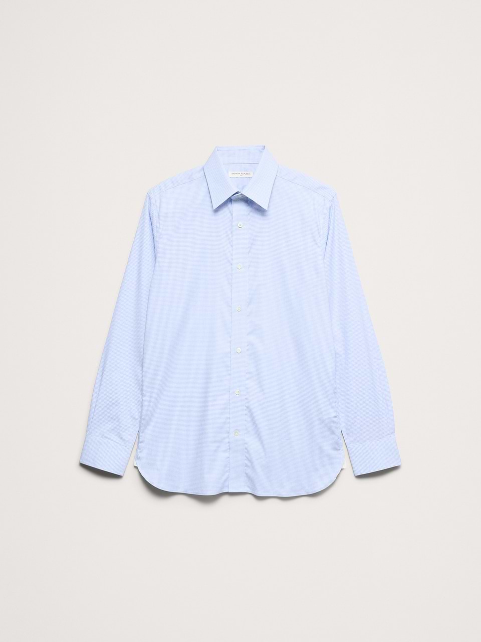 banana republic blue dress shirt Slim-Fit Wrinkle-Resistant Republic factory