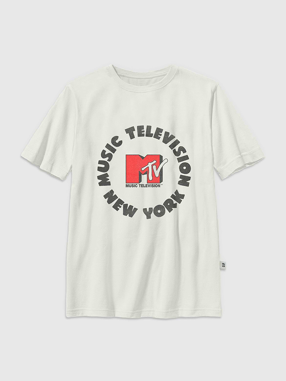 Kids MTV New York Oversized Graphic T-Shirt