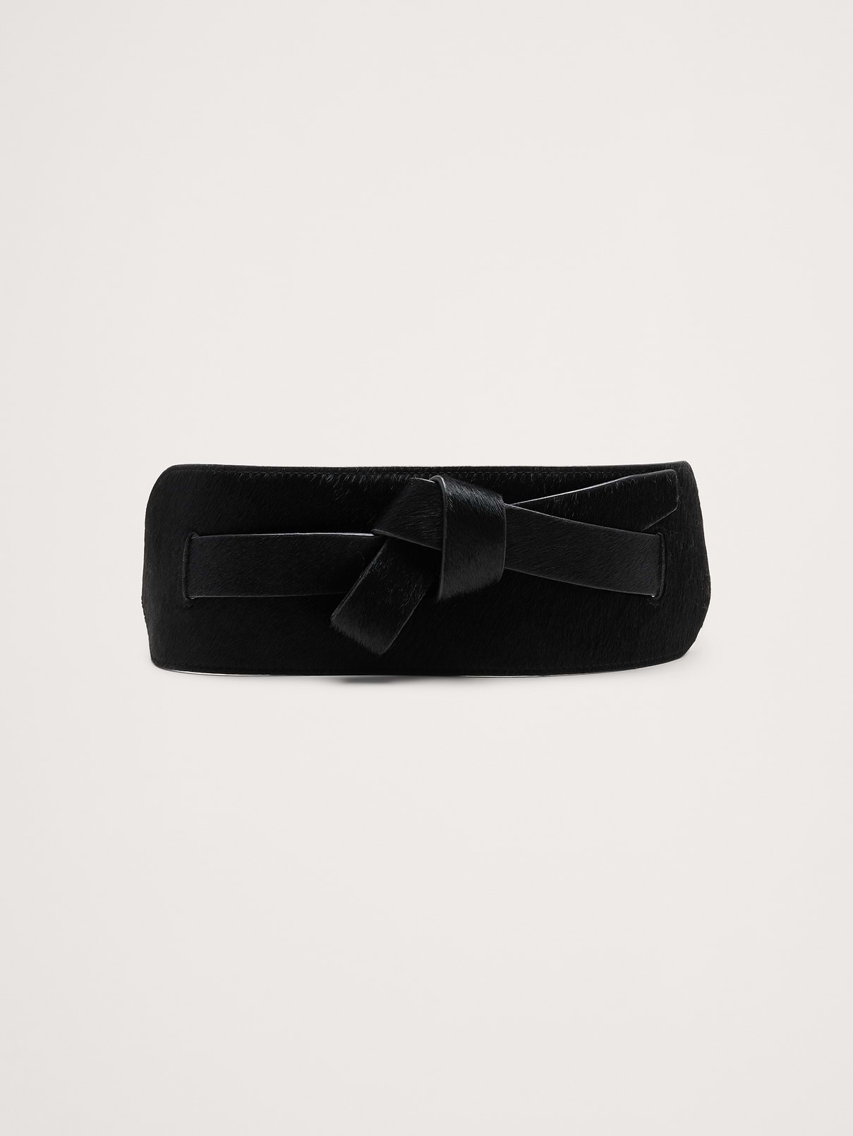 Knotted Leather Corset Belt