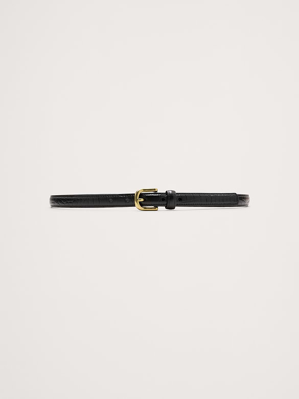 Embossed Leather Belt