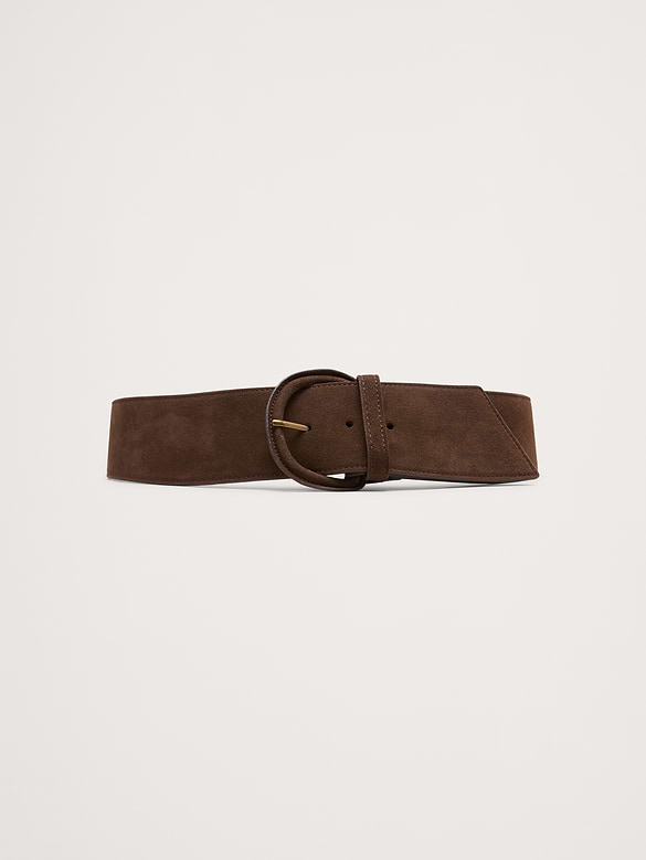 Heritage Suede Contoured Belt