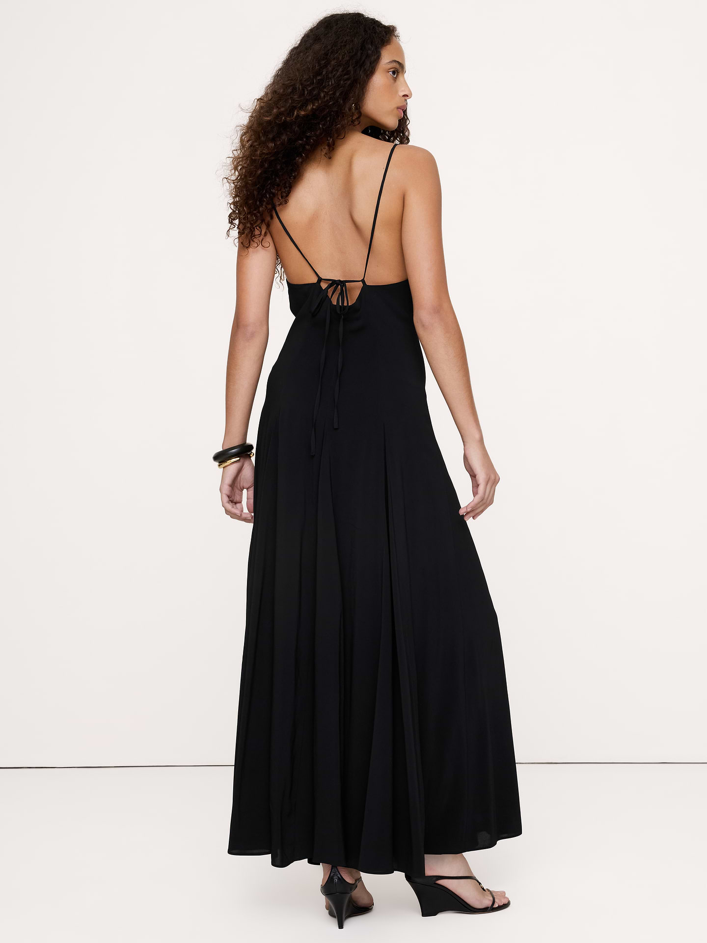 Image number 3 showing, Georgette Paneled Maxi Dress