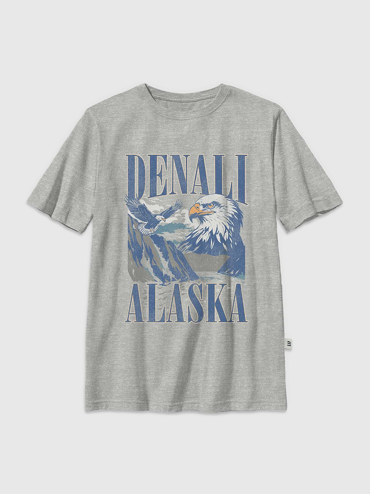 Image number 1 showing, Kids Denali Alaska Graphic T-Shirt