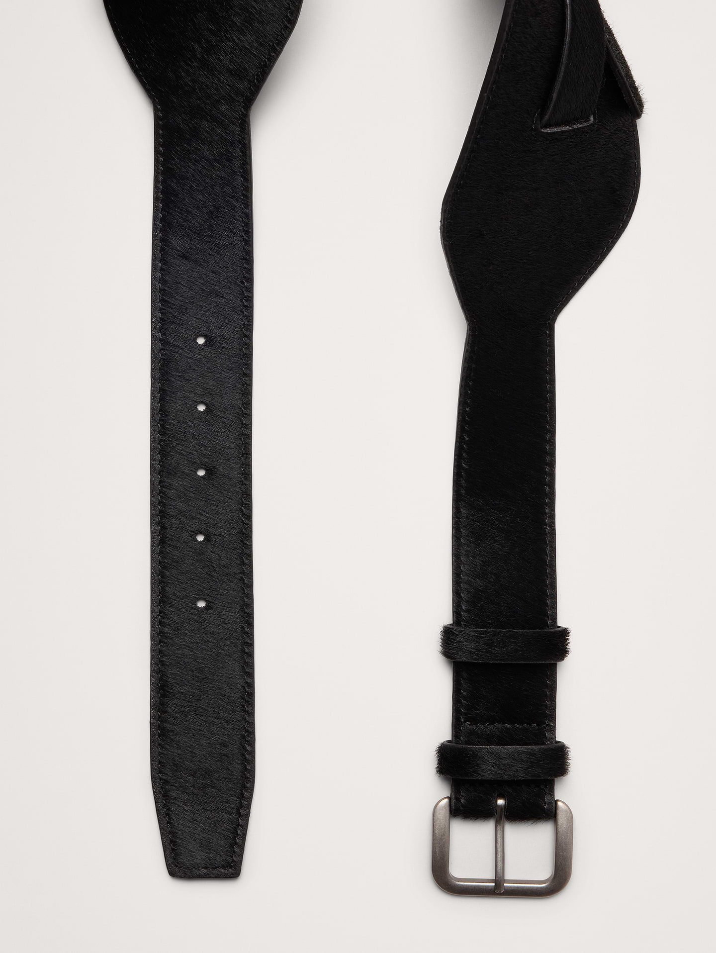 Image 3 of 3, Knotted Leather Corset Belt
