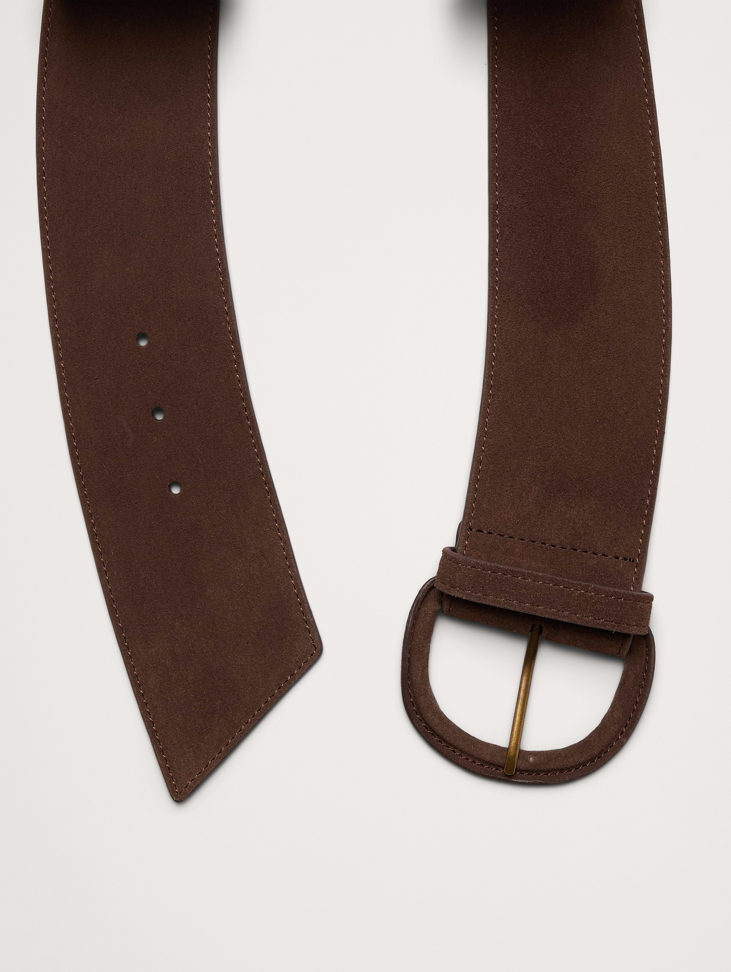 Image 2 of 2, Heritage Suede Contoured Belt