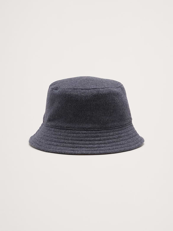 Reversible Wool Bucket Hat